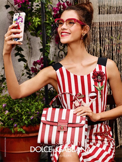 Dolce & Gabbana释出2016春夏眼镜系列大片